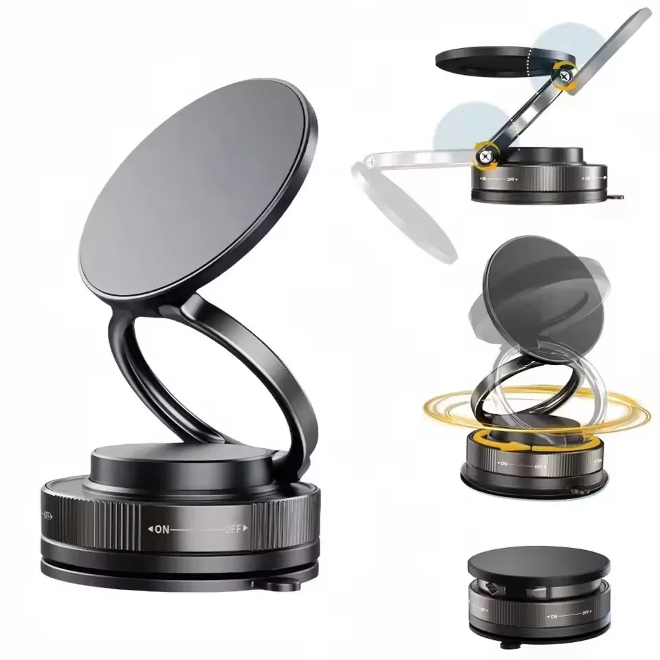 Phone Accessories Holder Car - Verbessert 360 ° Vakuum-Magnetischer Handyhalter, Magnetische