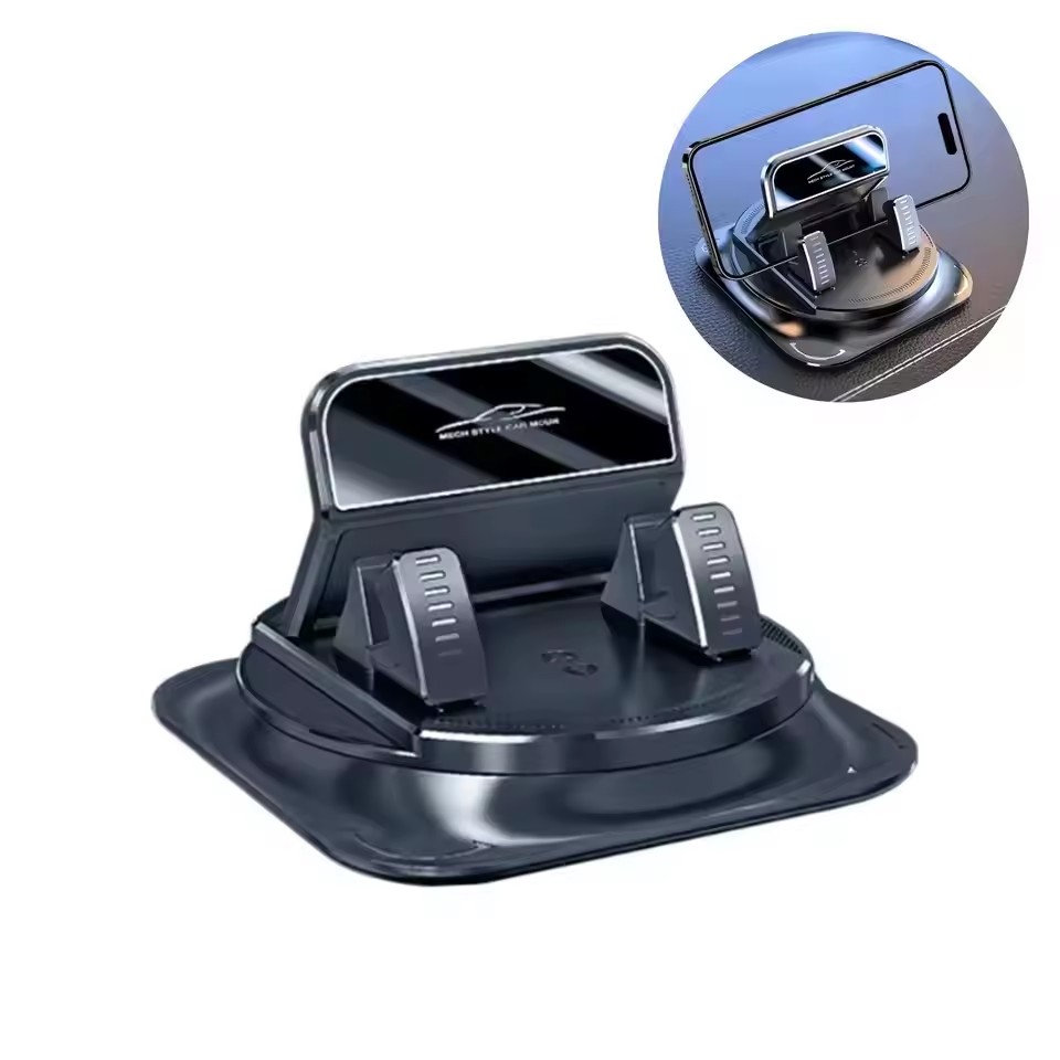 Phone Accessories Holder Car - 360 ° Universal-Auto-Handyhalterung mit Anti-Rutsch-Silikon für