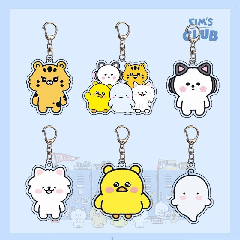 Phone Accessories Charms - Handgefertigter Pop-up Acryl-Schlüsselanhänger LESSERAFIM Sakura Kim