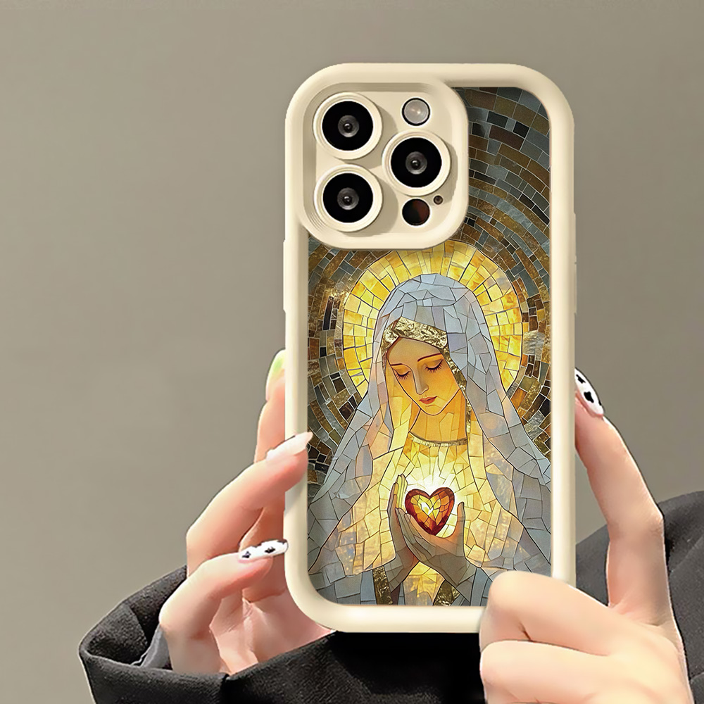 Retro Kirchen-Buntglas-Handyhü – Apple Iphone 15 Bewertung und Preis